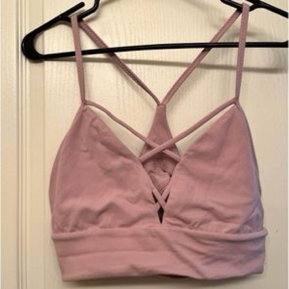 Lululemon lace up bra size 10 purple/pink - Picture 1 of 2